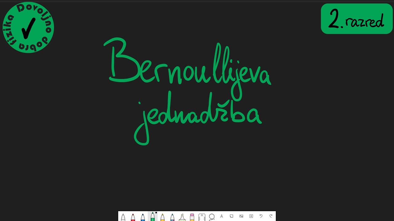 Bernoullijeva jednadžba