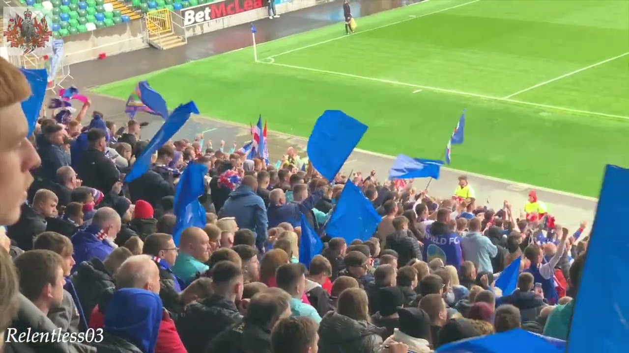 Linfield Fans @ Linfield v Coleraine Match (League Decider) 30/04/22