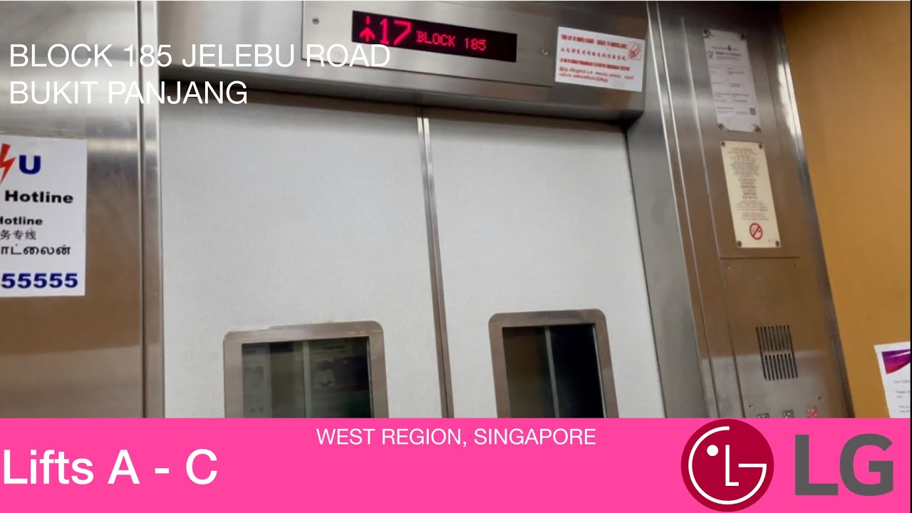 HDB Block 185 Bukit Panjang || LG Elevator