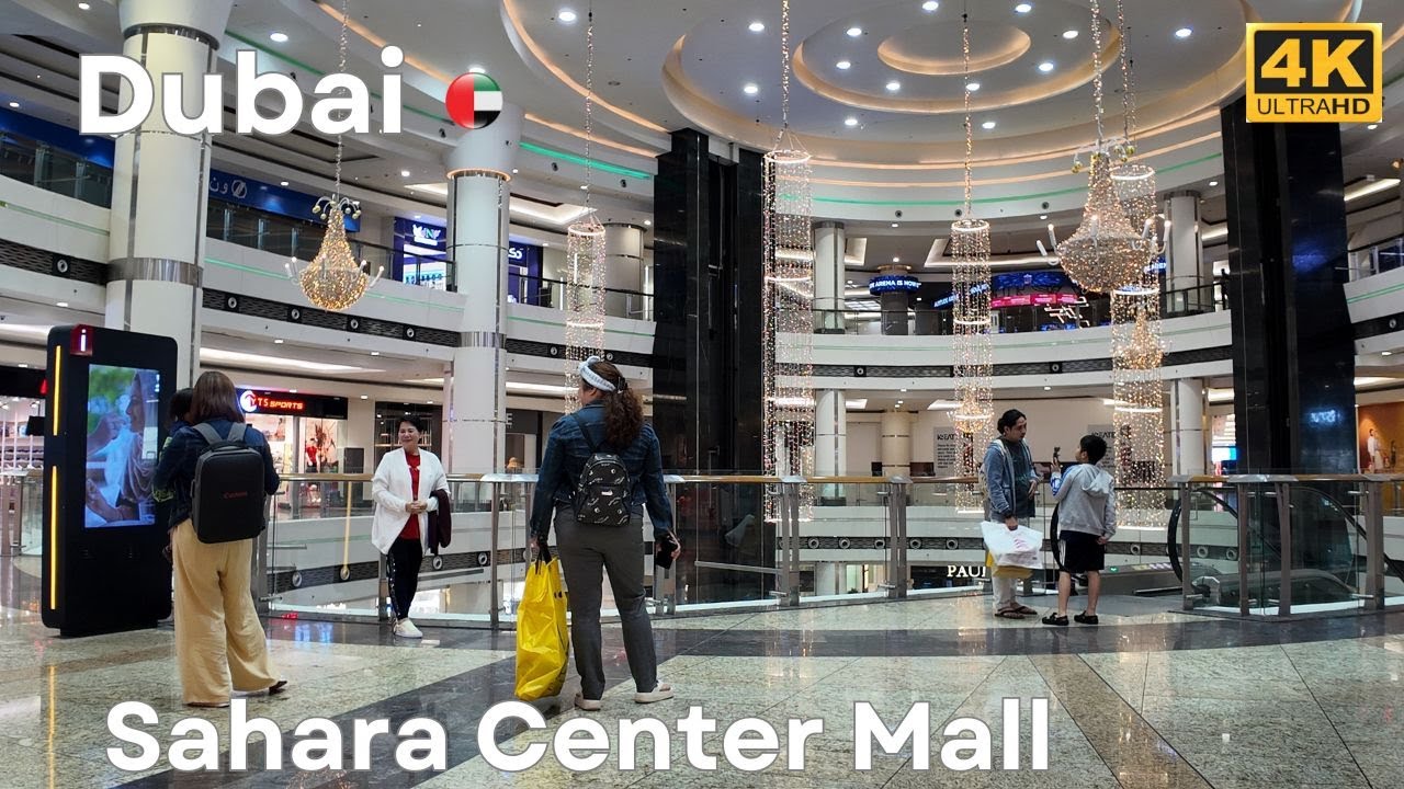 Sahara Center Mall [4K] | Dubai–Sharjah Border Full Tour 2026 | Mall Shopping Experience.