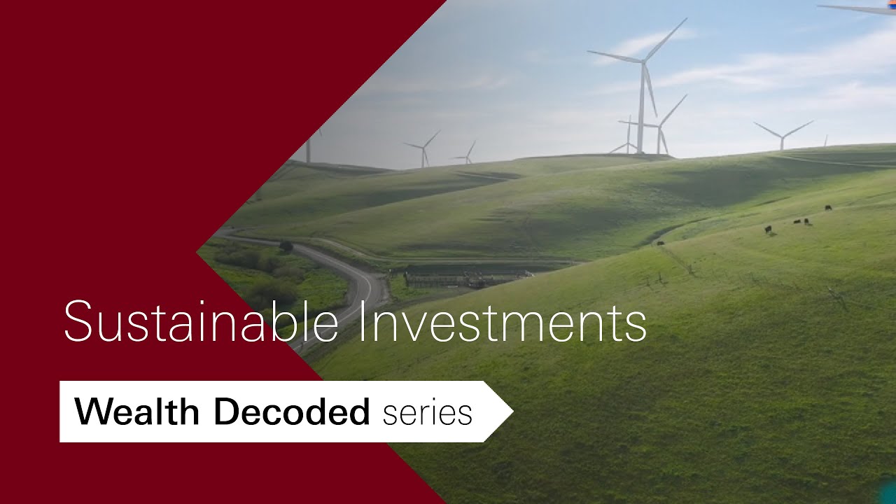 Sustainable Investments| Wealth Decoded Series