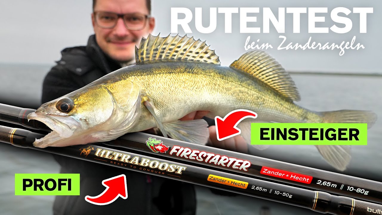Die perfekte Zanderrute: FIRESTARTER vs. ULTRABOOST Zander/Hecht 🔥