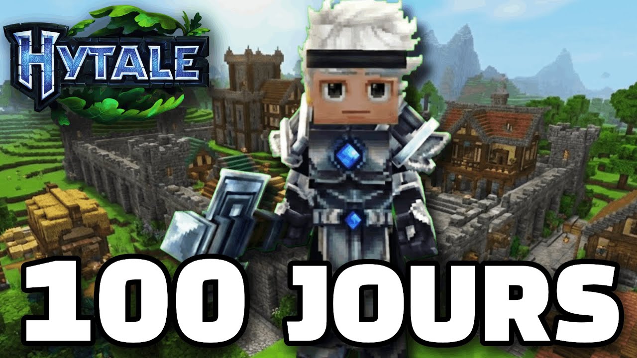 J'ai SURVECU 100 JOURS sur HYTALE ! (Episode 4)