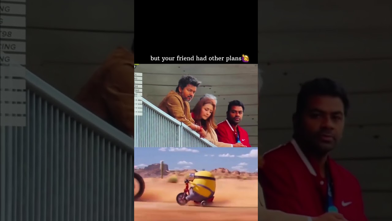 Tried to escape. Failed. 😭|just for fun| #shorts #vijay #trending #london #trisha #friendship