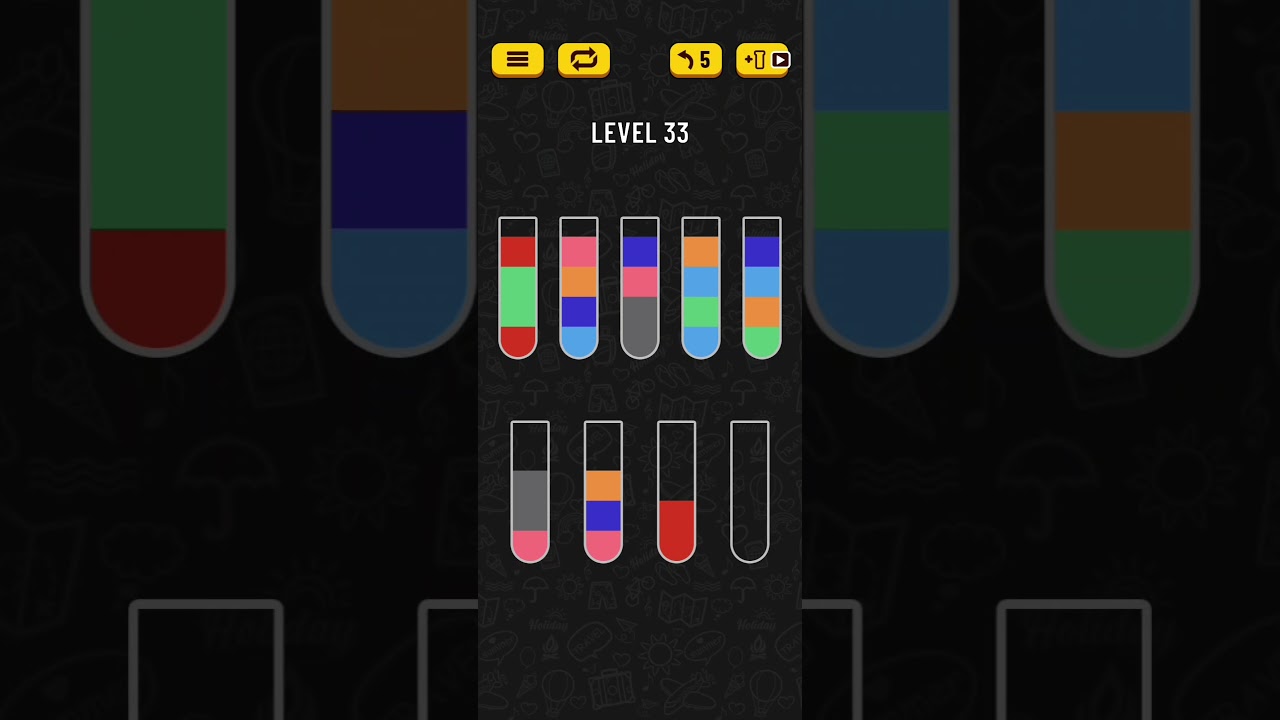 Water Sort Puzzle Level 33