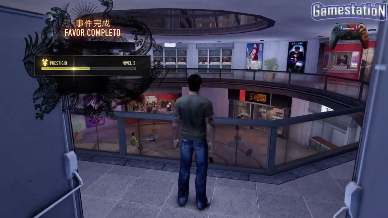 Sleeping Dogs Definitive Edition DISTRAER A LOS POLIS - Lanza Algunas Latas A Los Polis . Aleja A