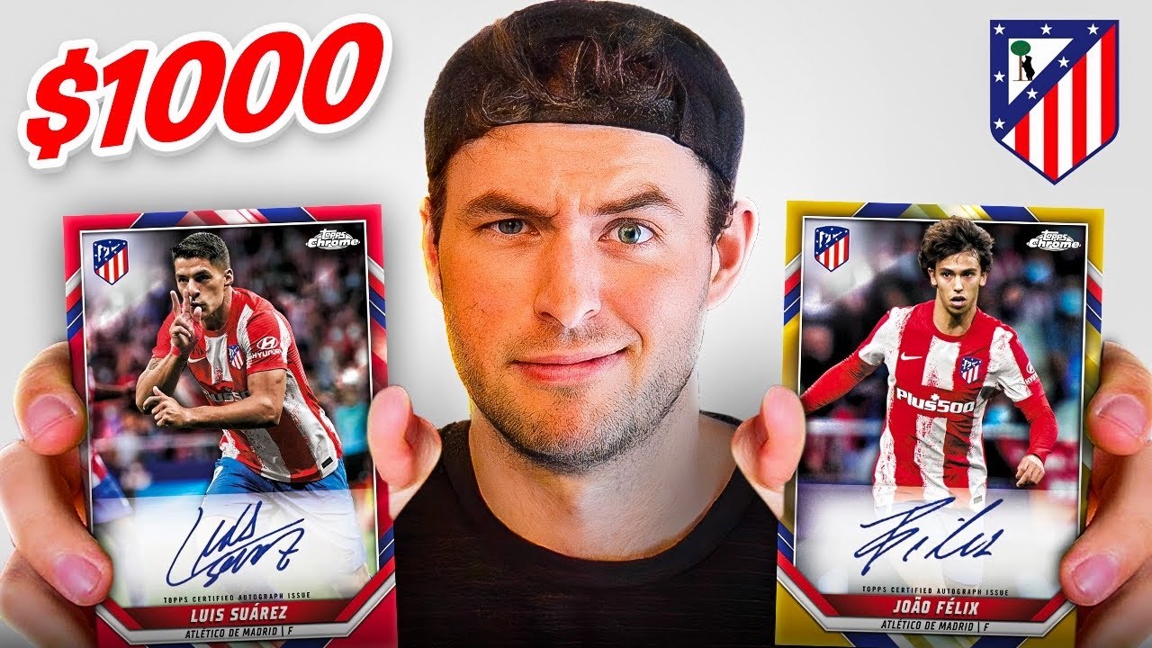 I Opened a $1000 Topps Chrome Atletico Madrid Team Box!