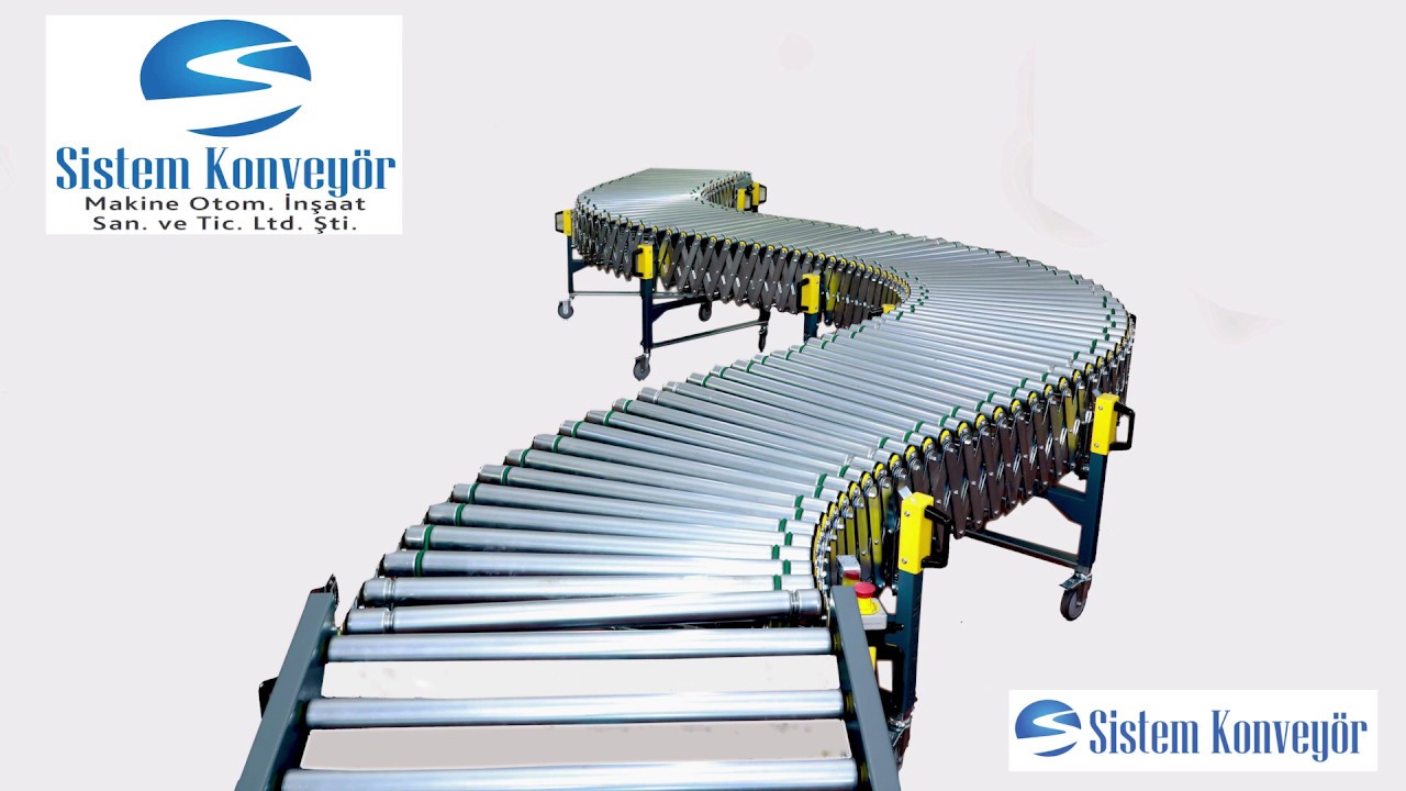 TAHRİKLİ FLEXİBLE AKORDİYON KONVEYÖR
