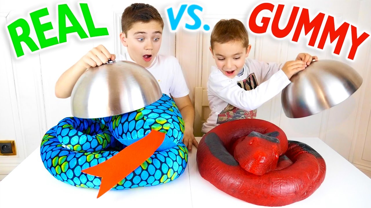 Обычная Еда против Мармелада Челлендж! Real Food vs Gummy Food - Candy Challenge