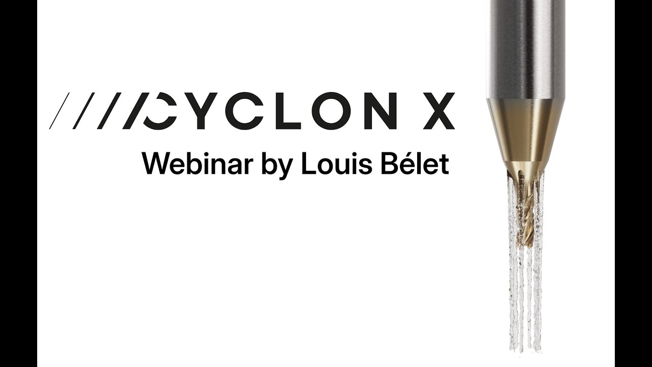 Webinar Cyclon X (Ex-Tornado) by Louis Bélet - Werkzeugreihe mit interner Schmierung