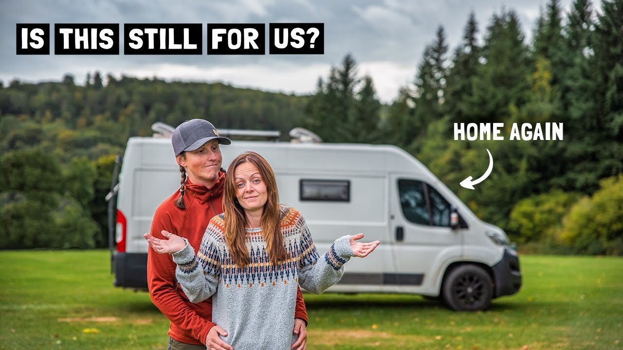 IT'S GETTING TOUGHER - WE'LL HAVE TO DO THIS DIFFERENTLY.  (Back together and back in the van)