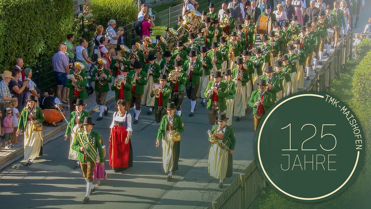 🎺 125 Jahre Trachtenmusikkapelle Maishofen, Salzburg 2023 - Festakt & Festumzug mit Defilierung