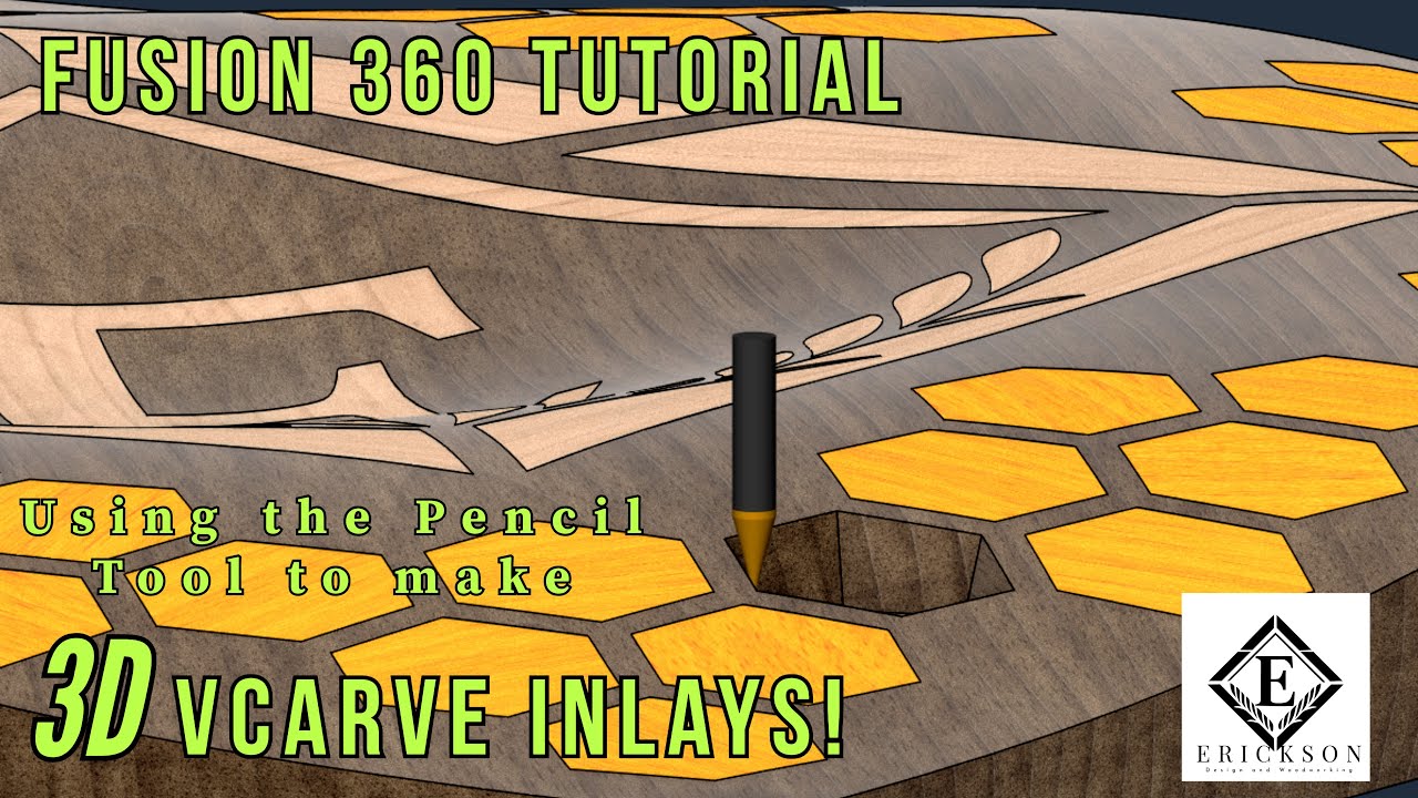 How to Make 3D V-Carve Inlays with Fusion 360