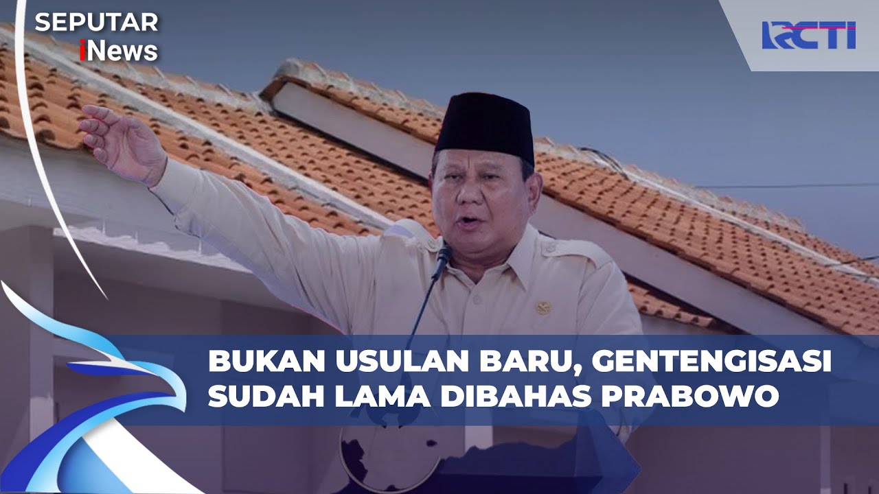 Mensesneg Buka-bukaan: Gerakan Gentengisasi Bukan Usulan Baru