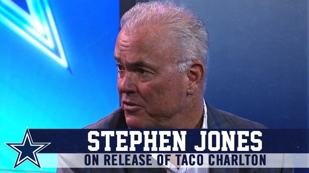 Stephen Jones on the Release of Taco Charlton | Dallas Cowboys 2019