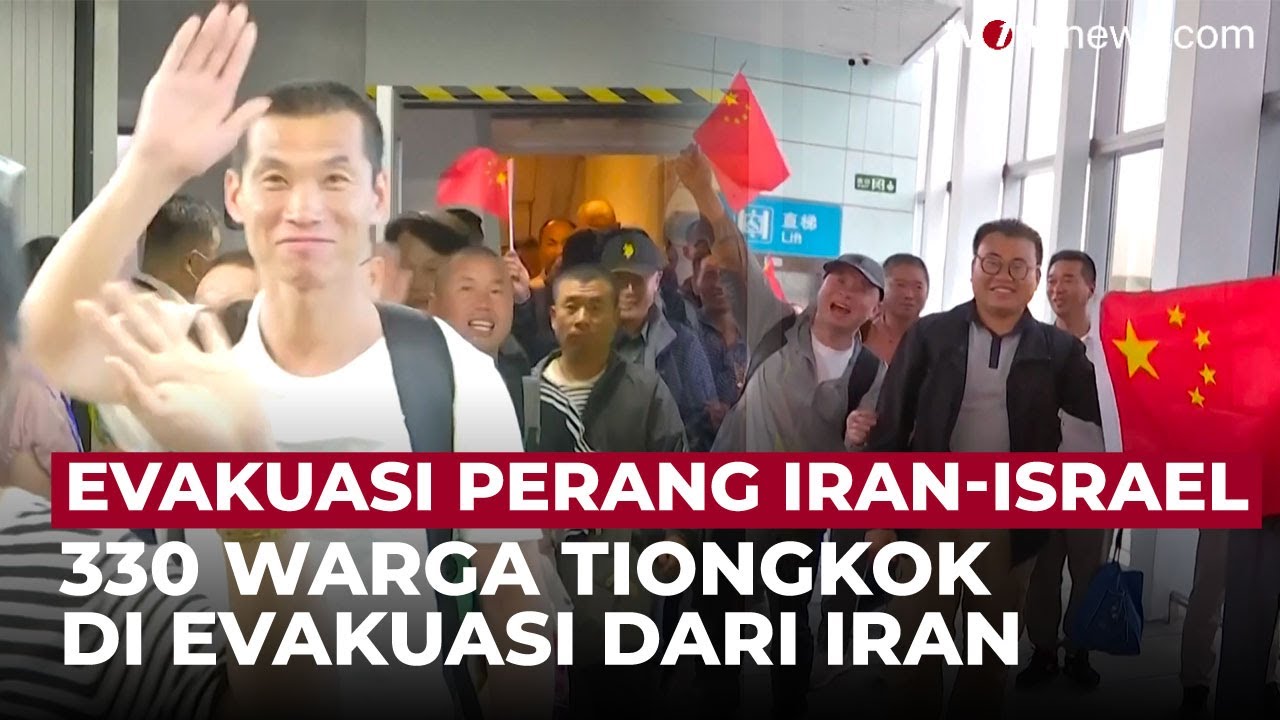 Warga Dievakuasi, Penerbangan Pertama dari Iran Tiba di Beijing | OneNews Update