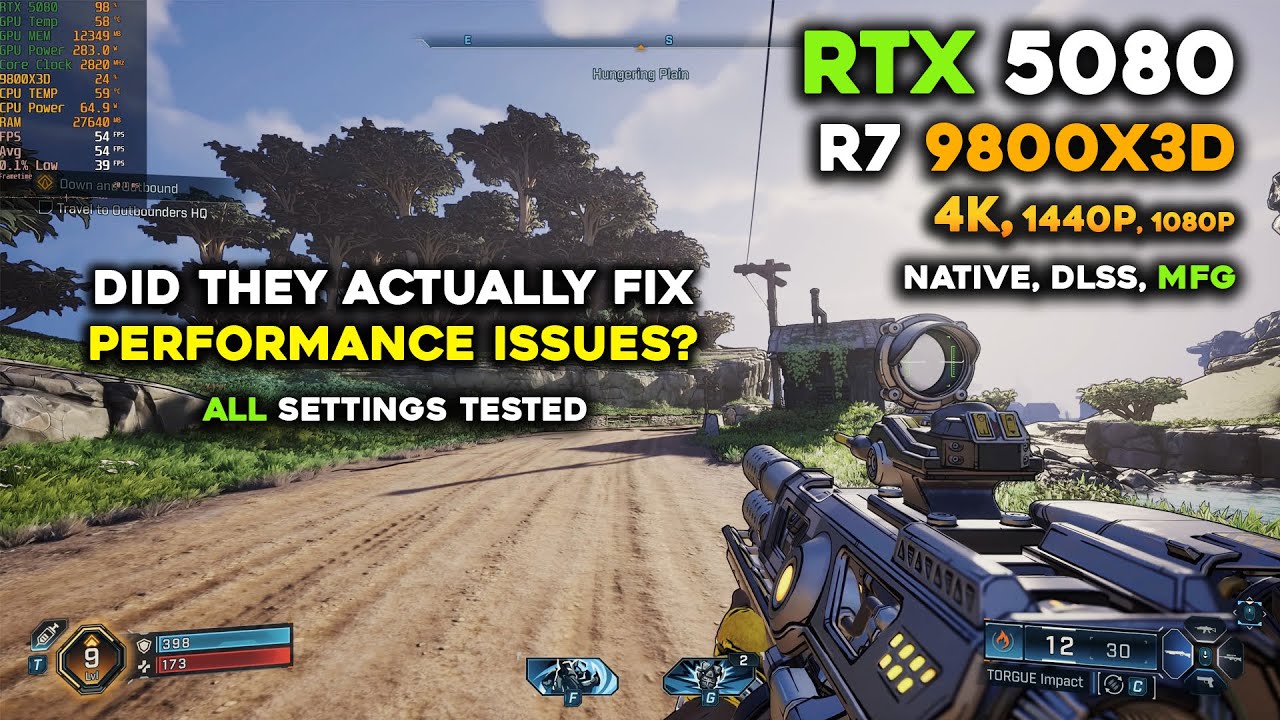 Borderlands 4 на RTX 5080 &mdash; после обновления от 11 декабря!