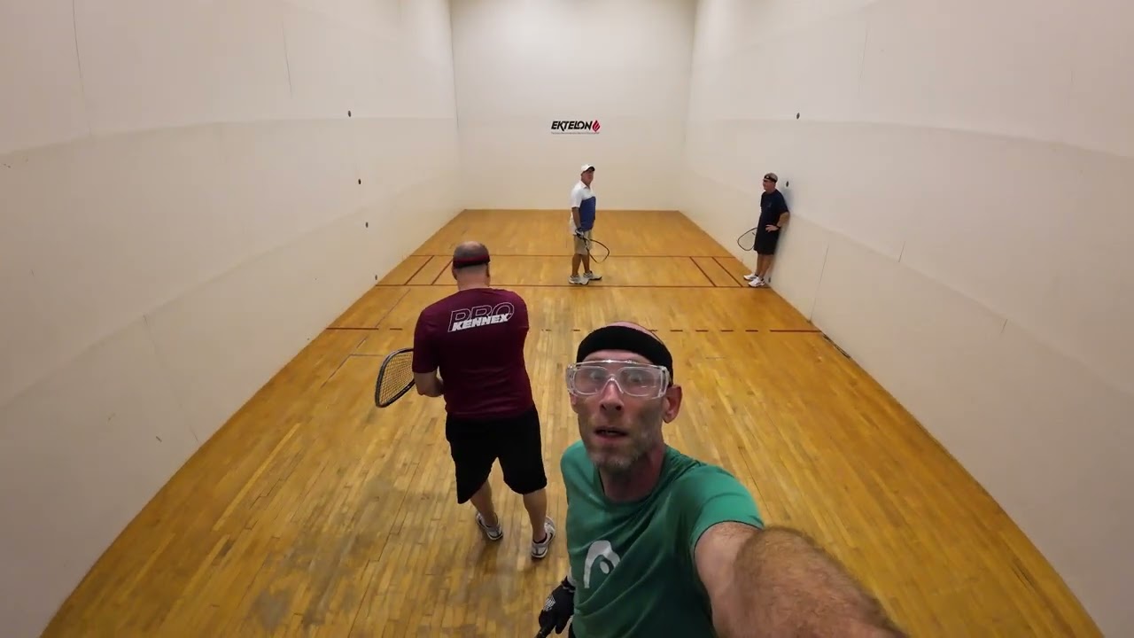 John & David vs Eric & Bill g4 #racquetball