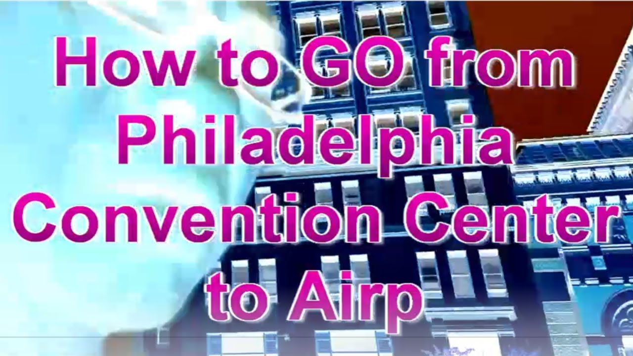 How to go from Pennsylvania Convention Center to Airport by Train Subway in 10 Minutes.