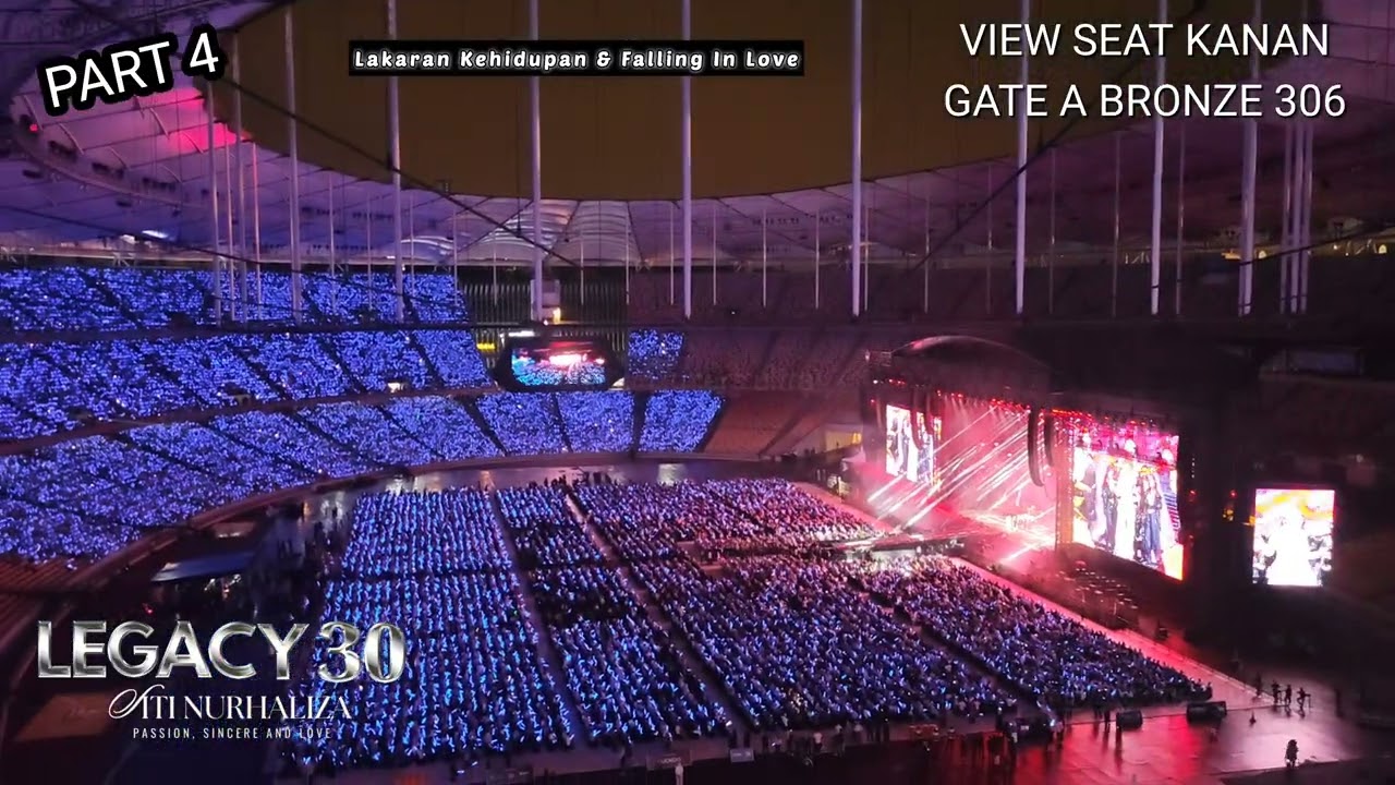 Part 4 Konsert Legacy30 Siti Nurhaliza LIVE in SNBJ - LAKARAN KEHIDUPAN & FALLING IN LOVE