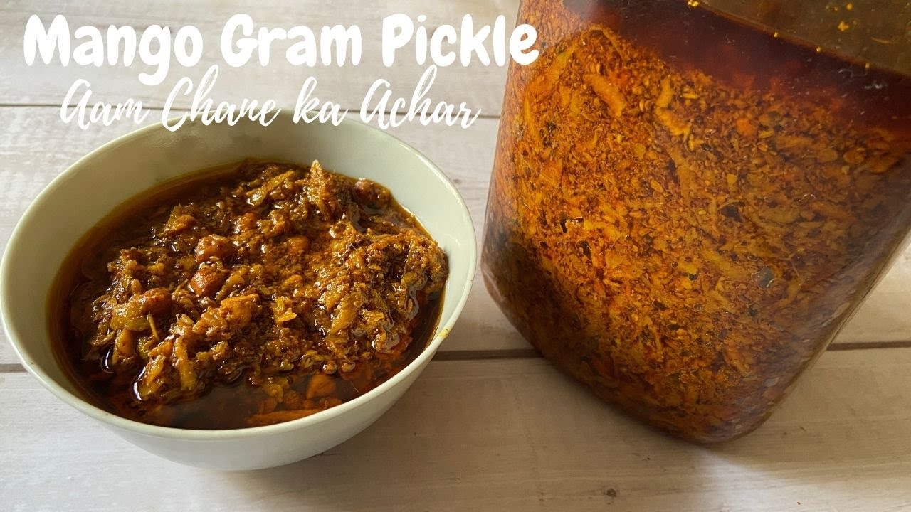 Aam Chane Ka Achar |  Mango gram Pickle | Wooed By Food