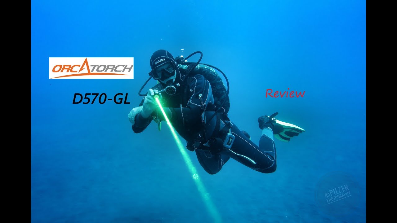 LASER Dive light!!!    REVIEW | Orcatorch D570-GL