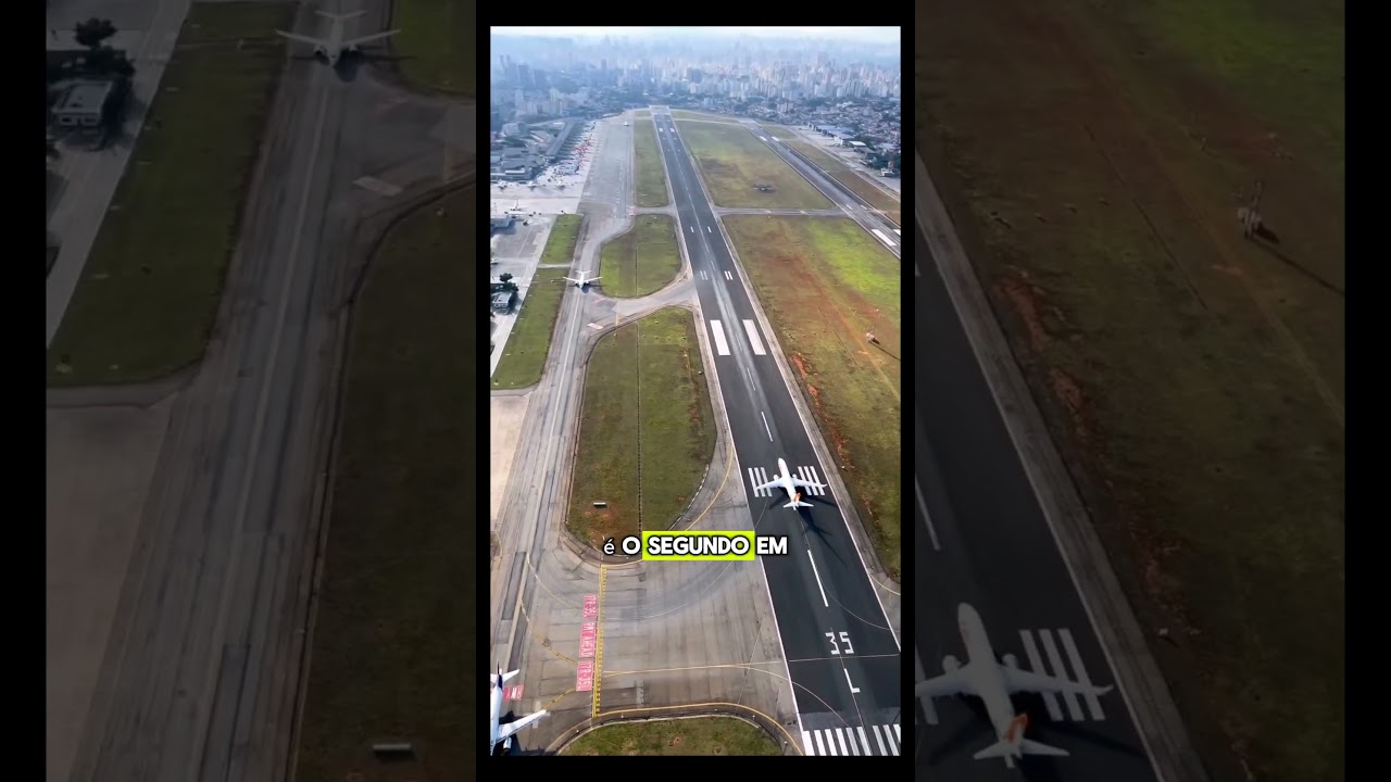 O aeroporto mais perigoso do Brasil? Aeroporto de Congonhas! #aeroporto #congonhas  #aviao
