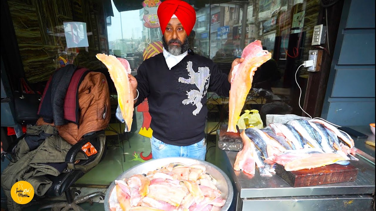 Huge Making of Biggest Amritsari Fish Fry Rs. 360/- Only l Amritsar Street Food