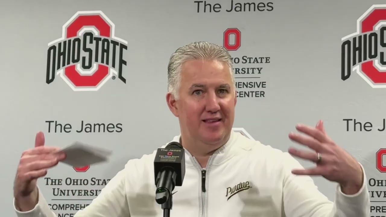 Purdue coach Matt Painter recaps loss at Ohio State 