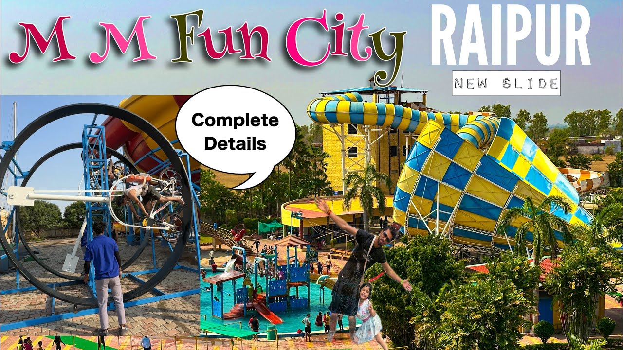 Mm fun city ticket price   Mm fun city raipur waterpark | Mm fun city water park raipur vlog