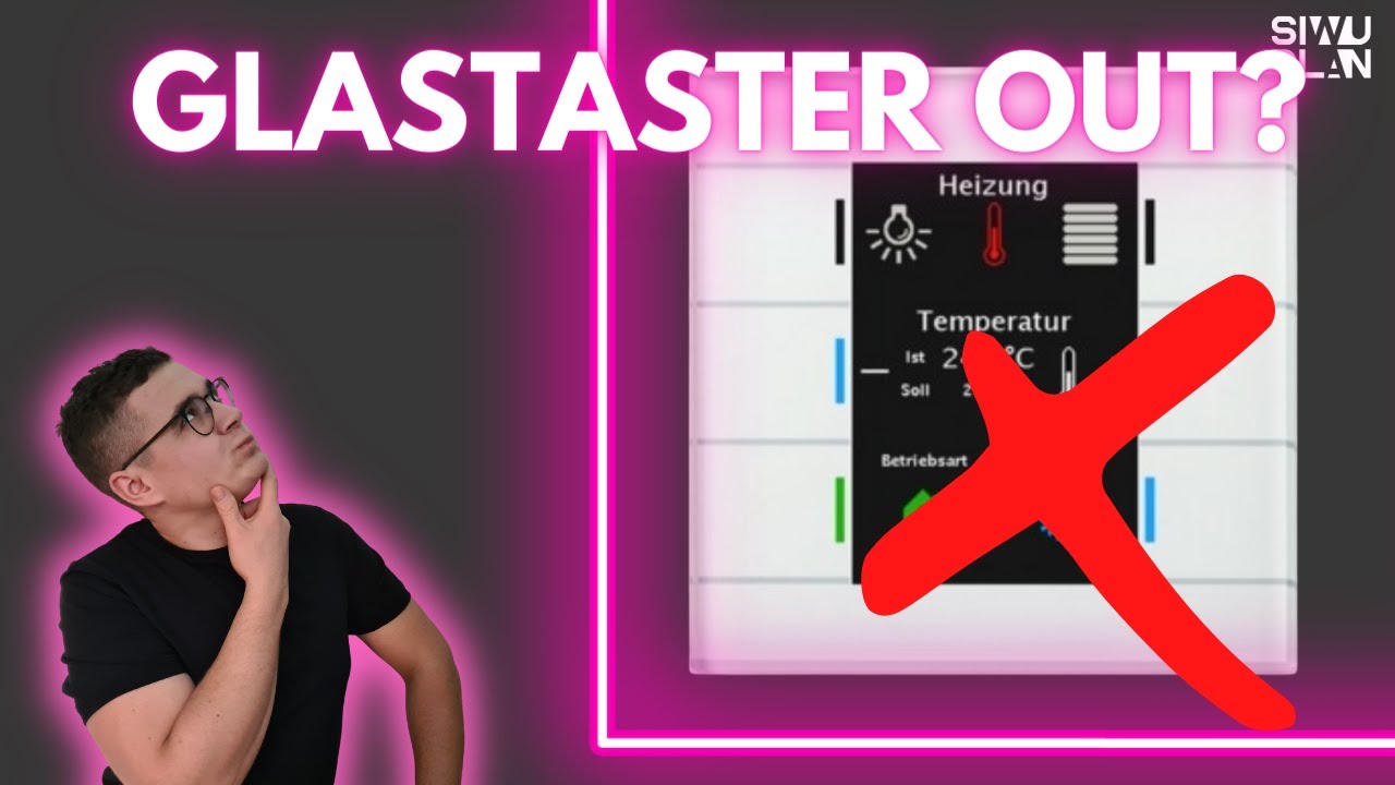 MDT Glastaster gef&auml;llt nicht 😯 Konventionelle Taster ins KNX System einbinden. BE-GT2TW.01 / Gira