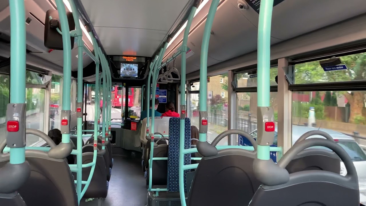 110 To Hammersmith, Bus Station RATP London United YX68UVU DLE30333 ( 10 July 21 )