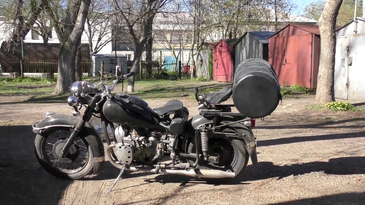 Ремонт мотоцикла К-750 (Днепр-12. М-72 ). Заводится, но не едет .