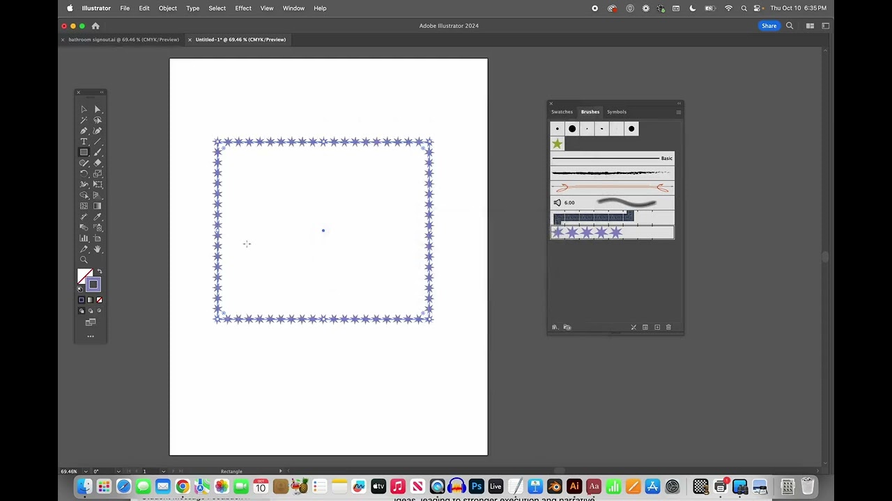 How to make and use the Pattern, Scatter and Art Brushes.