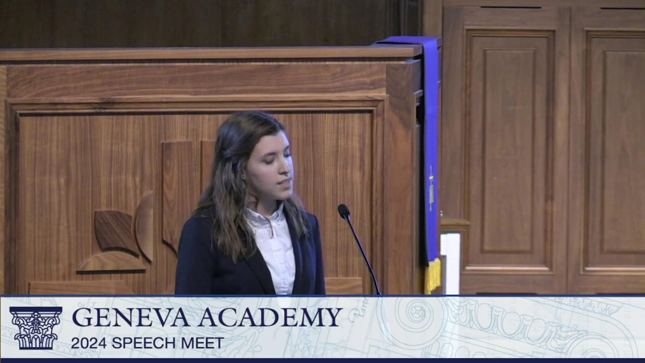 2024 Speech Meet - Geneva Academy (Part 1)