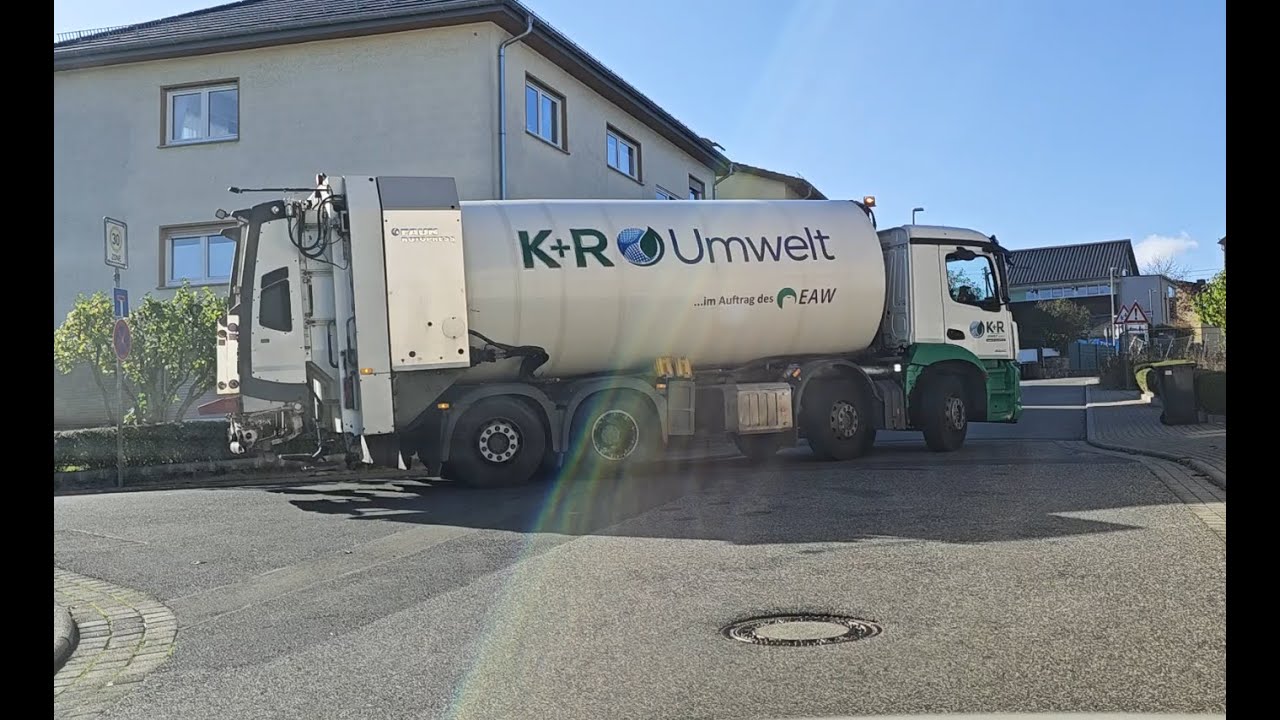 Garbage Truck in Germany #9 Rotopress on General Waste