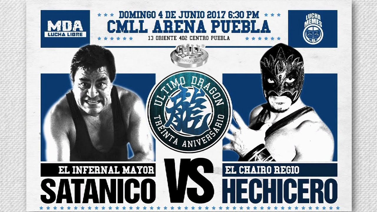 Satánico vs Hechicero, en Lucha Memes y MDA Arena Puebla *Lucha Completa*  (4/06/2017)