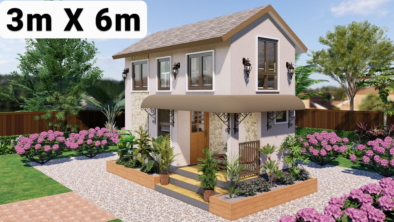 Small House Design ( 3 x 6 Meters )