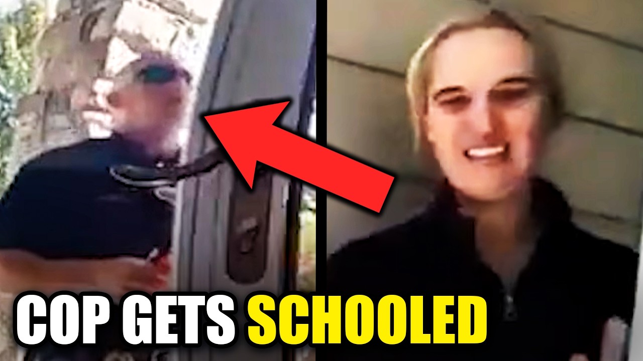 Cocky Cop Gets SHUT DOWN By Woman He Came To Intimidate