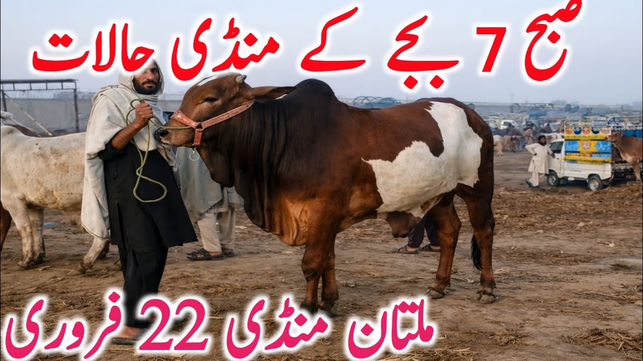 Today Multan Cow Mandi | Cholistani Sahiwal Brahman Bachre For Qurbani || Global Village Farming 