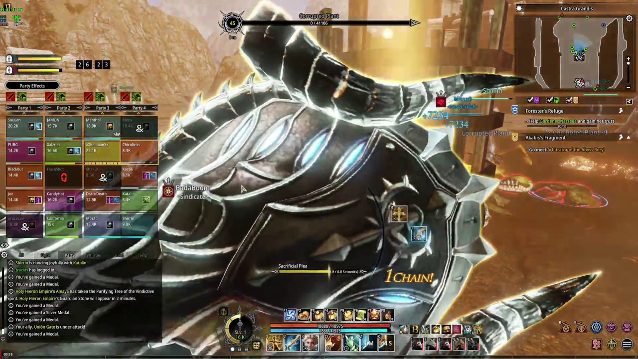 [Bless Online] [F2P] Siege of Castra Paladin PVP 2018 11 06 21 00