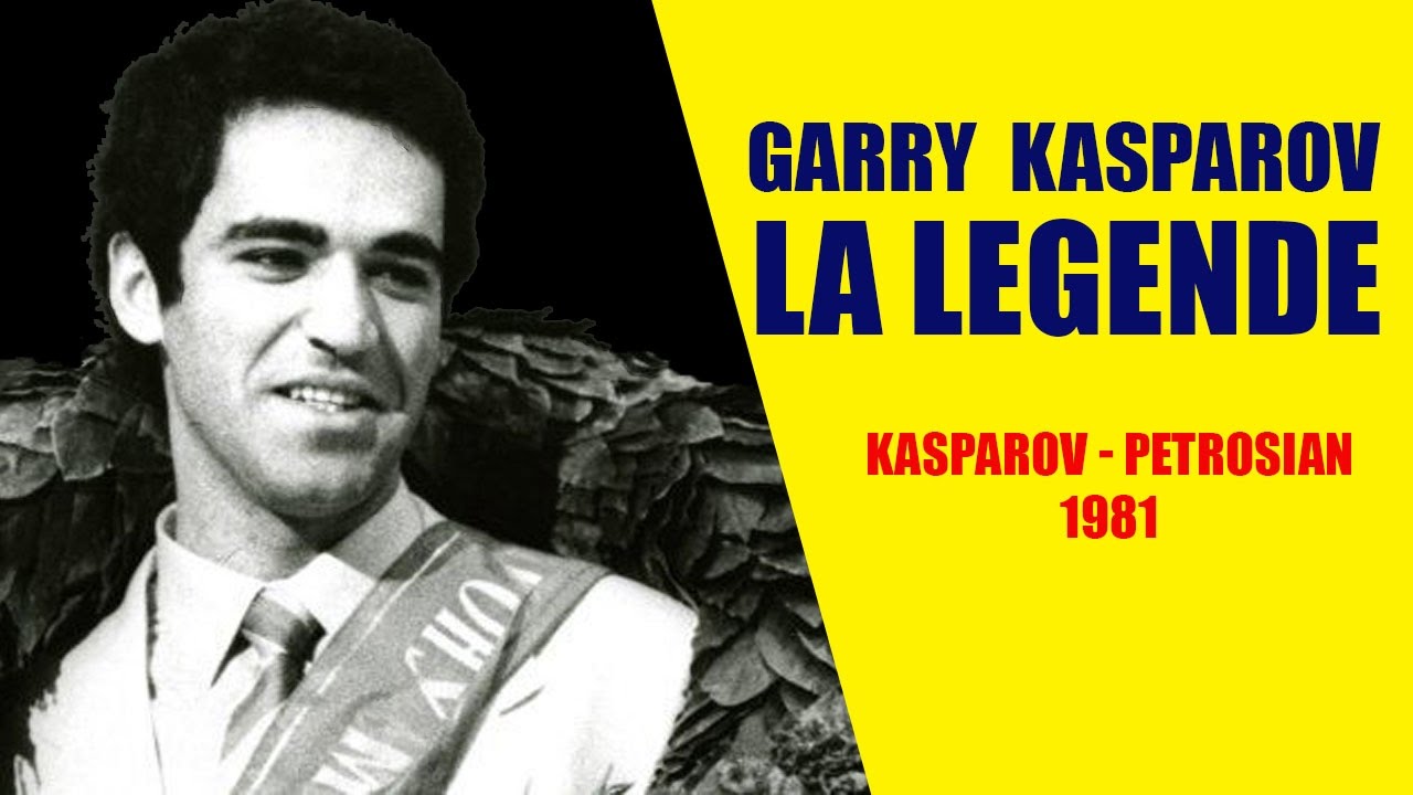 Garry Kasparov face à un autre ex-champion du Monde Tigran Petrosian