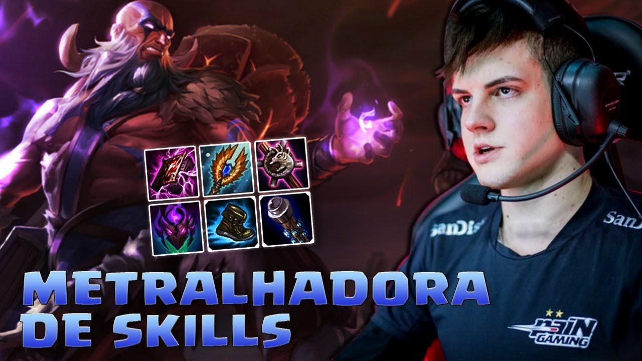 RYZE METRALHADORA DE SKILLS - Kami