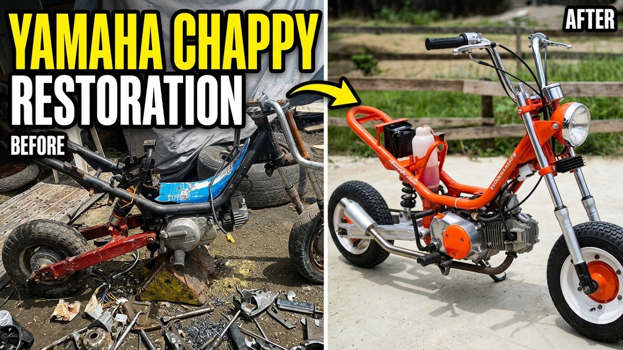 Yamaha Chappy Restoration with Honda XRM125 Engine