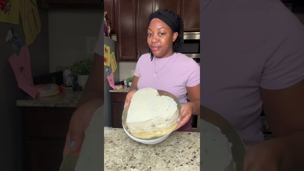 From Birthday Cake Batter to Vanilla Buttercream (with Ingredients)| Assembling my 1st Cake |Part 1 