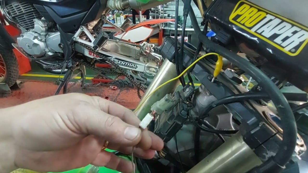 kawasaki kxf450,  problema de arranque.