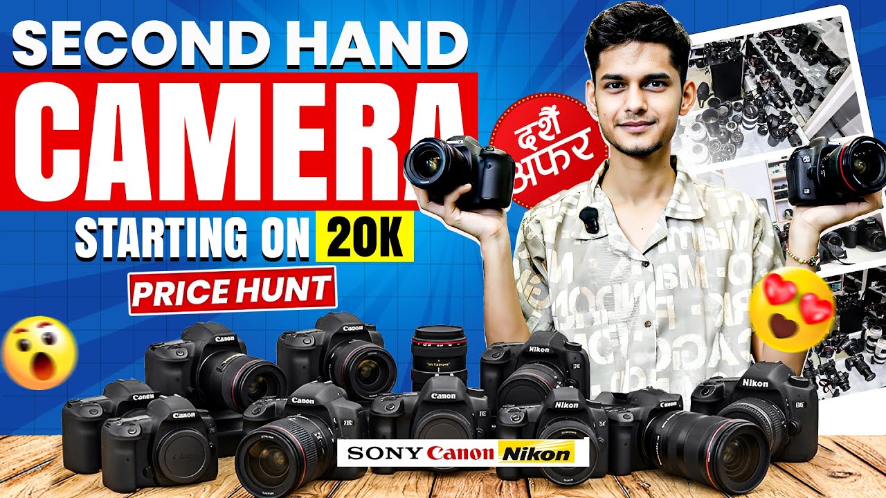 Second hand Camera Starting On 20k🤯|DSLR|Mirrorless|Drone|Gimbal|DjiMic|Lens| दशैं अफर सहित🎁