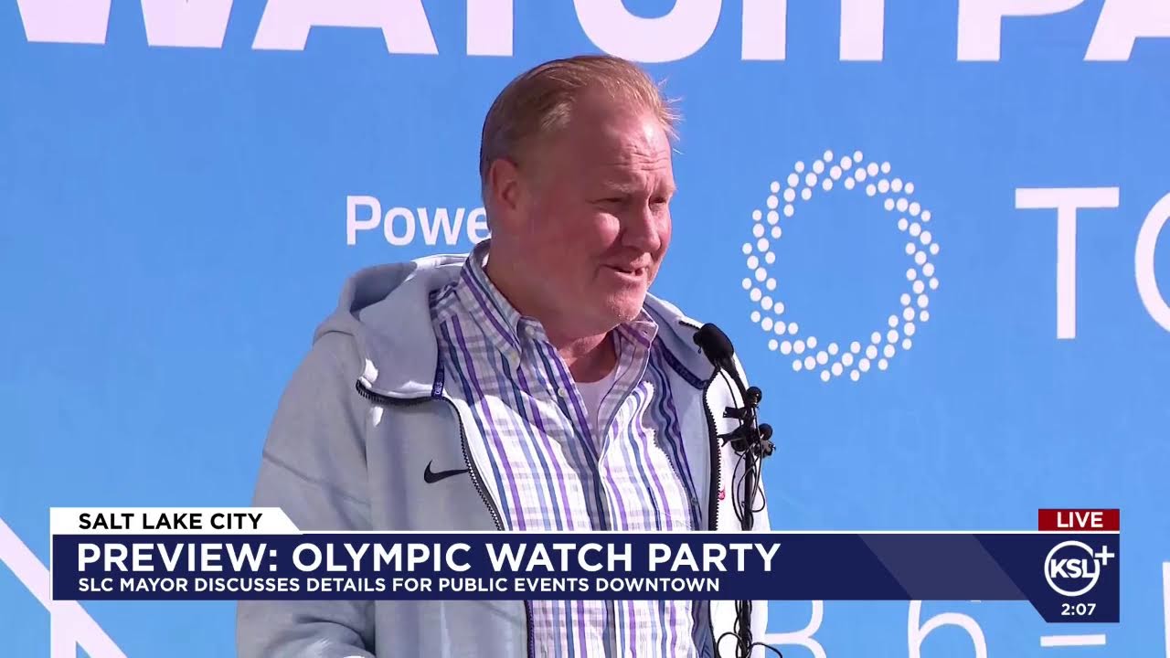 SLC Mayor discusses plans for Olympic watch party