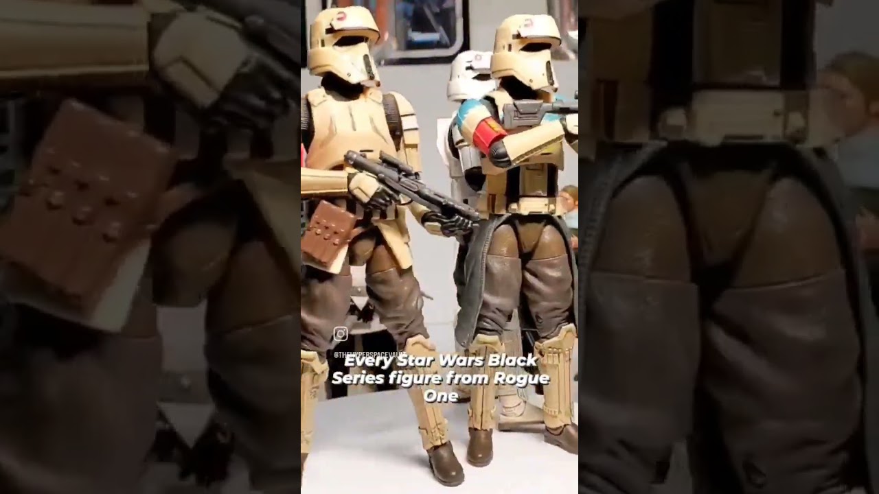 Every Star Wars Black Series Figure from Rogue One #shorts