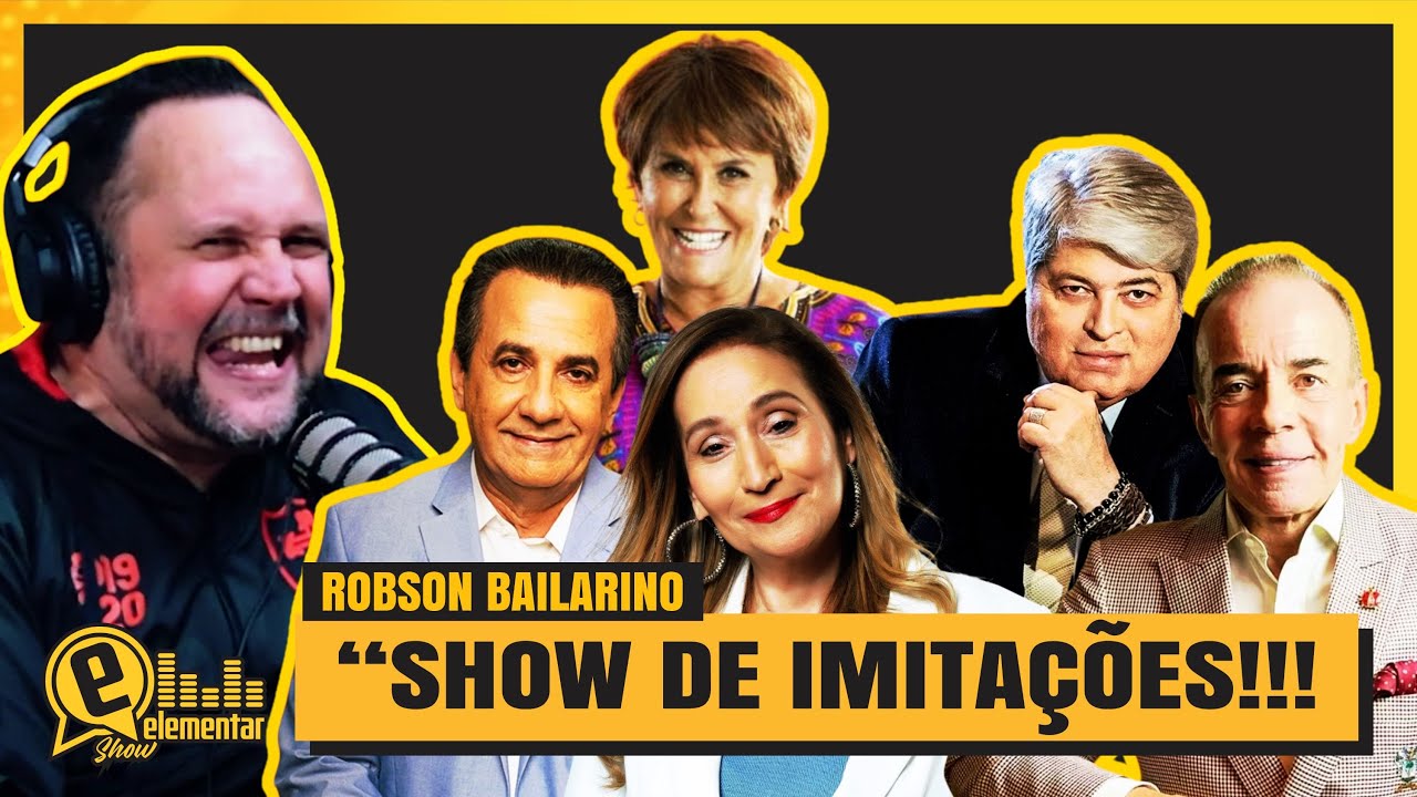 AS IMITAÇÕES DE ROBSON BAILARINO, O CARA É UMA MÁQUINA!!! #cortes #podcast #imitação #imitador